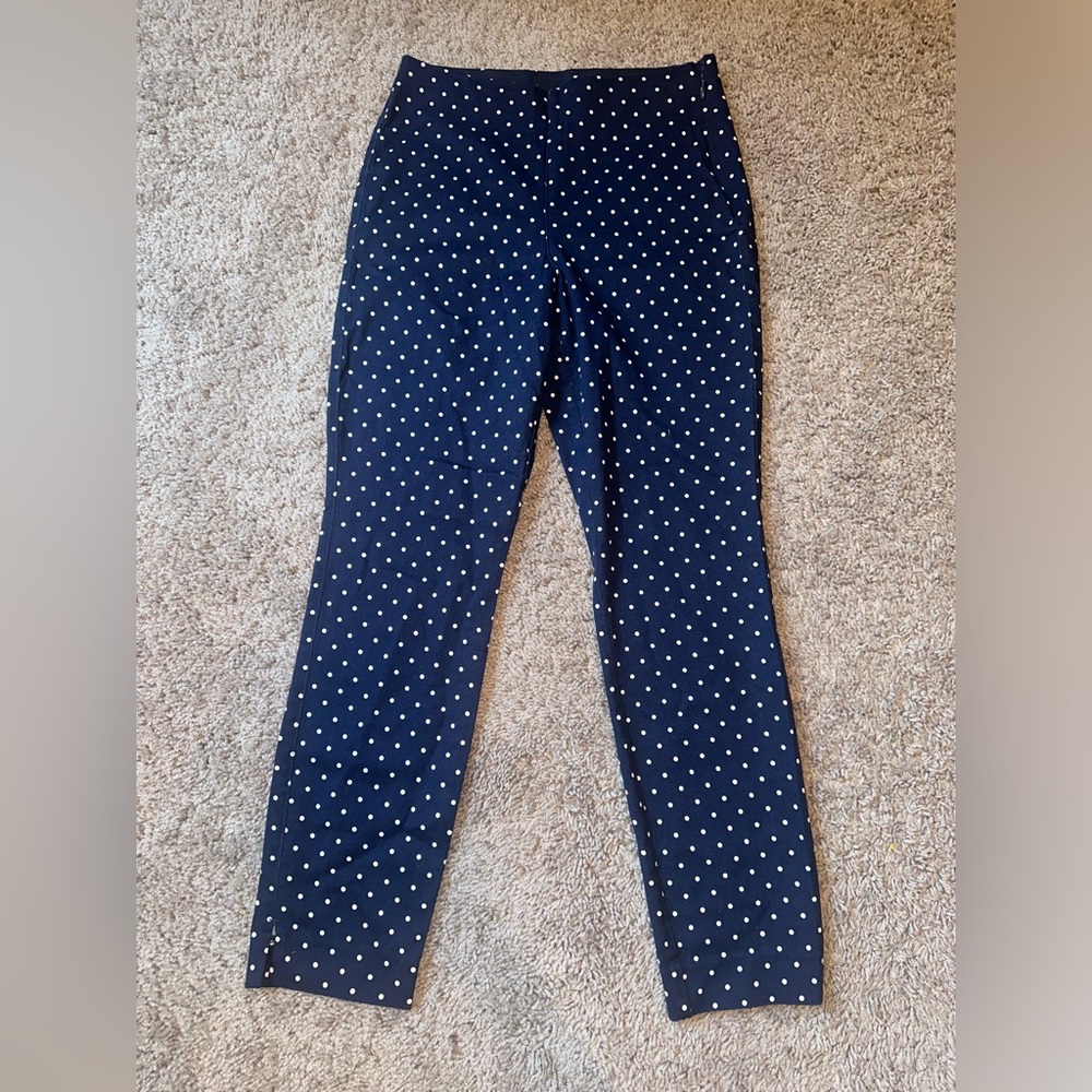 Old Navy Blue Polka Dot Women's Ankle Pants size 0